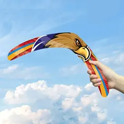 Professional EVA Outdoor Flight Boomerang Adult Child Outdoor Sports Game Toy Soft Safety Boomerang AC164