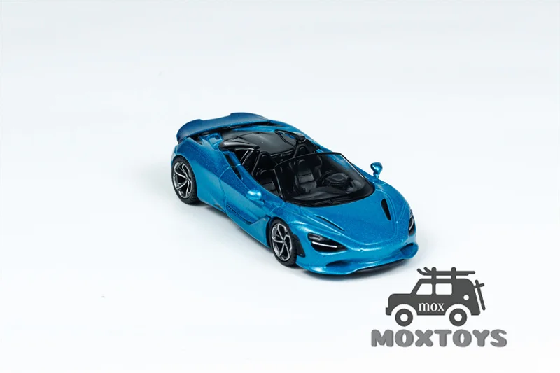 MINI GT 1:64 750S Spider Belize Blue LHD Diecast Model Car