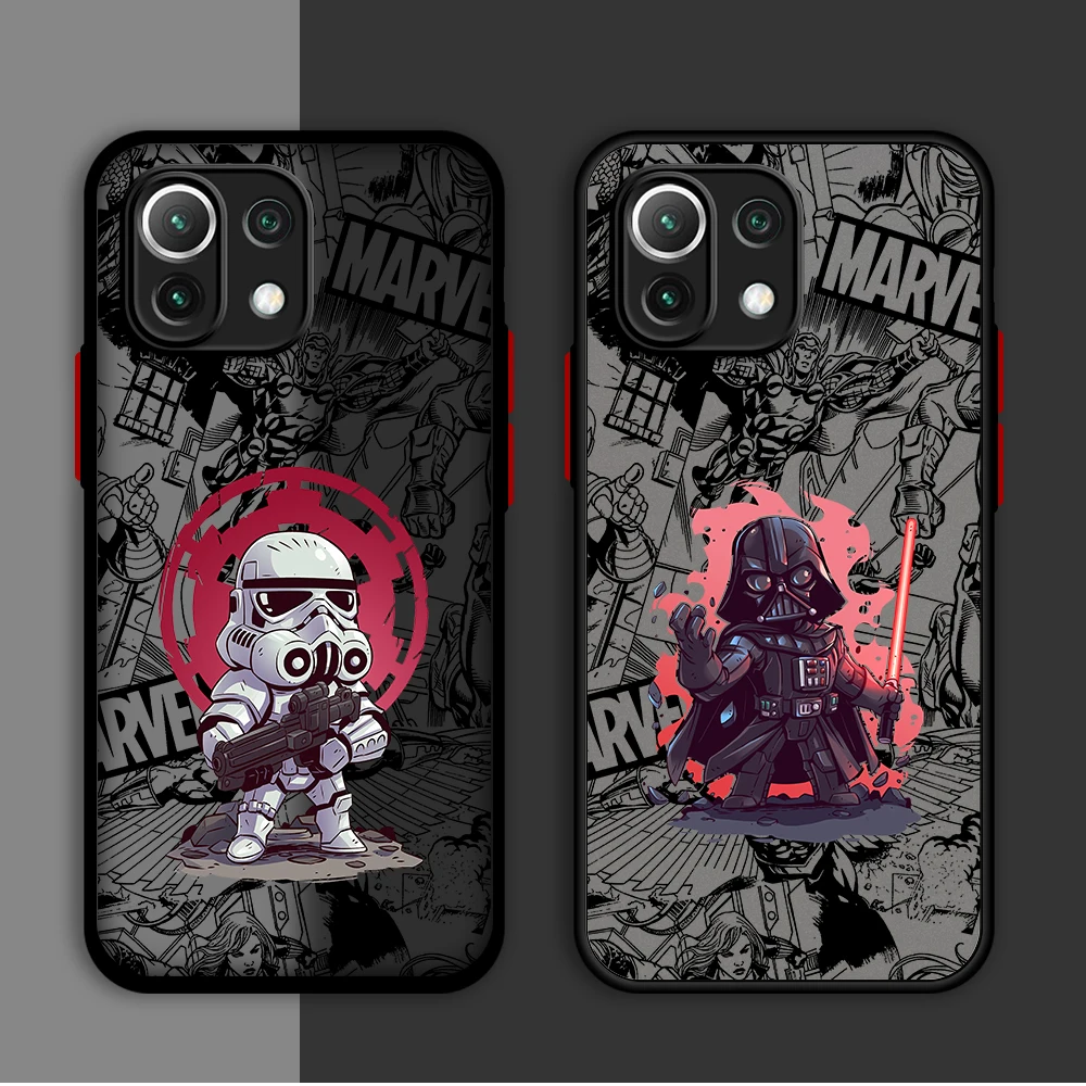 Disney Stars Wars Phone Case for Redmi 9 9A 9i 9C 9T 10 2022 10 10C 10A 12 4G 12C 13C 4G 5G K40 Pro A1 Plus A2 Plus