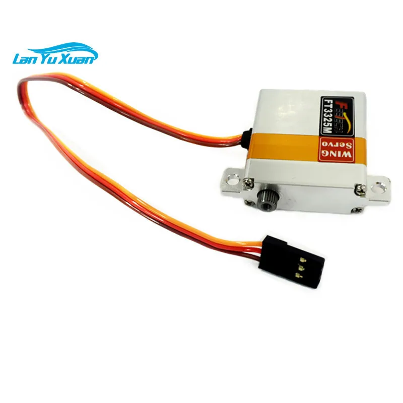 Feetech Wing Digital Servo Metal Gear RC Drone Glider 6V 6kg 7kg Micro Size for Helicopters and Boats FT3325P FT3325M Motors