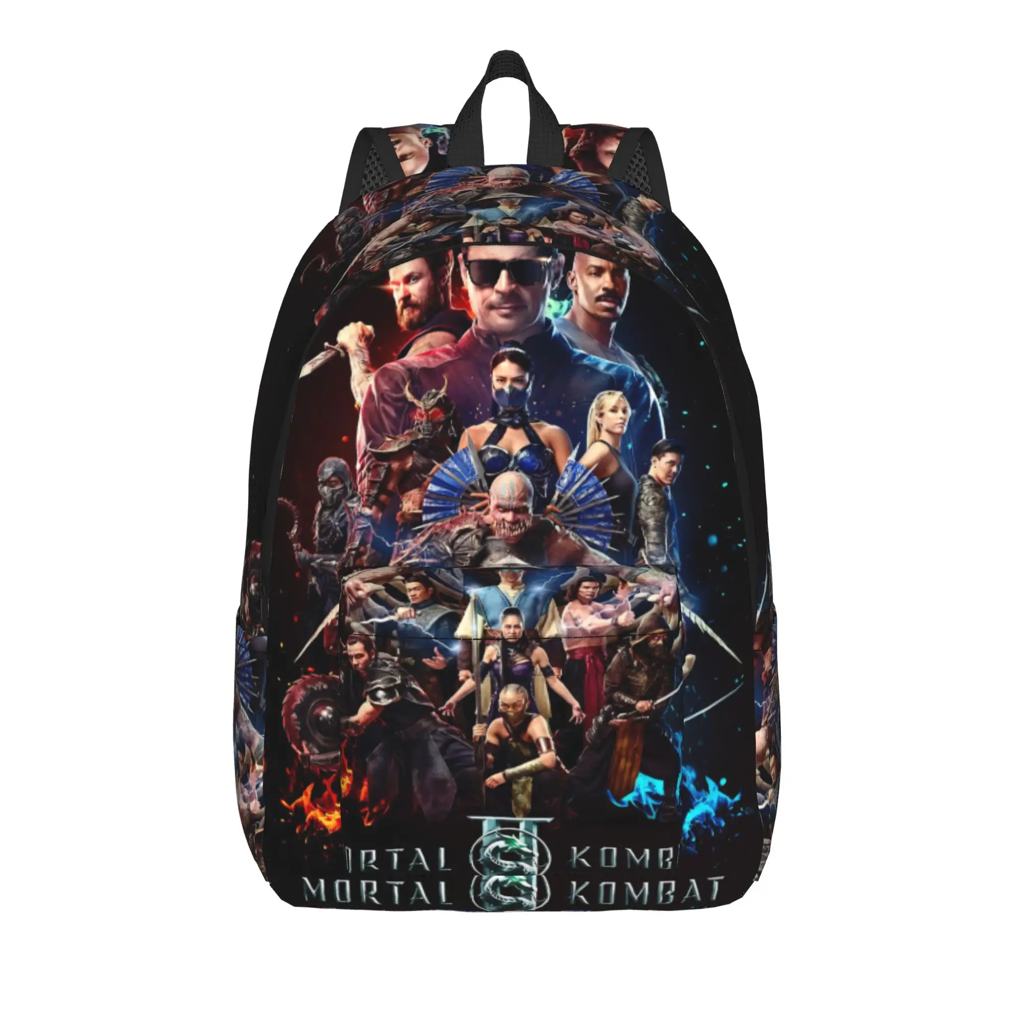

Mortal Kombat II Moive 2026 Classical Backpack Durable High School Business Daypack for Men Women Laptop Computer Shoulder Bag