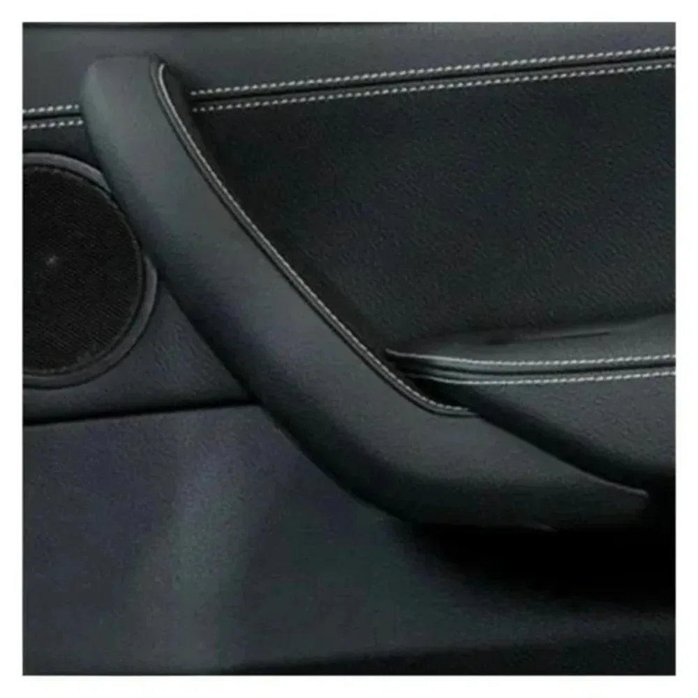 

Right Hand Cars Inner Passenger Door Pull Handle Leather Outer Cover Trim Set for X3 X4 F25 F26 2010-2016 Replacement