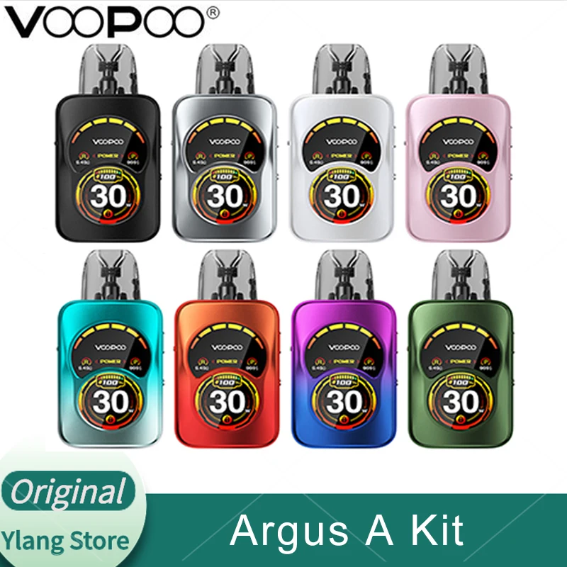 Original VOOPOO Argus A Kit 30W 1100mAh Built-in Battery with 3ml Argus Top Fill Pod Cartridge Electronic Cigarette Vaporizer