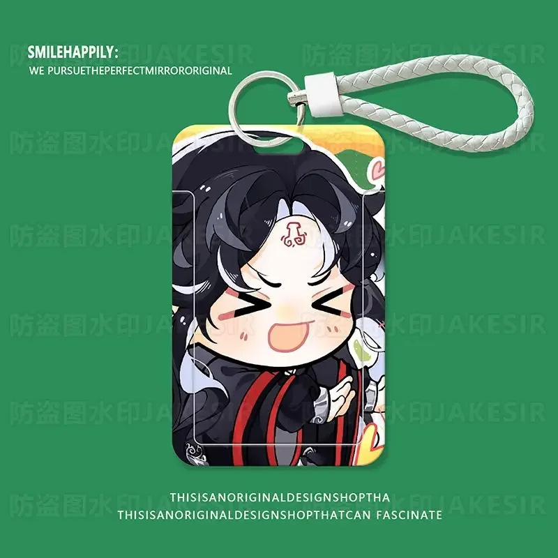 The Scum Villains Self Saving System Anime ID Card Holder Shen Qingqiu Luo Binghe Cartoon Protective Cover for Bus Subway Cards