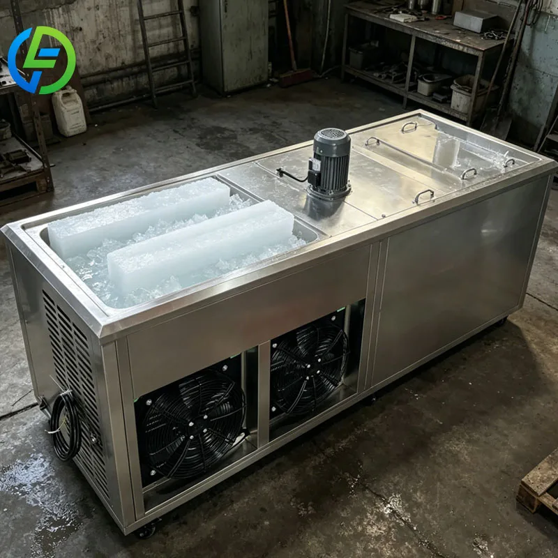 Commercial Automatic Ice Maker Ice Cube Machine Stainless Steel Large Capacity Industrial Customized