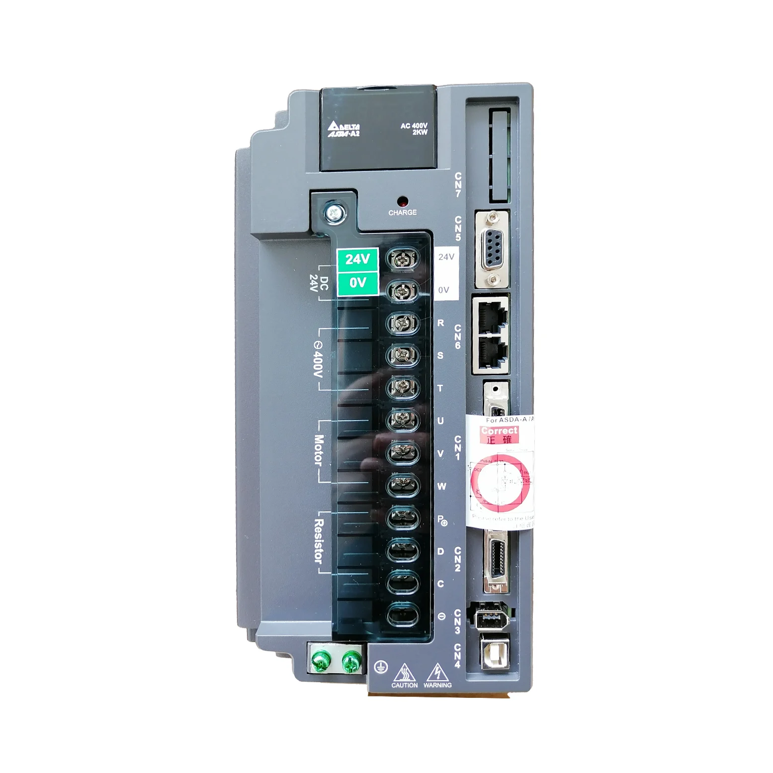 Delta ASD-A2-2043-M A2 Servo Drive 1/3 PH 400 VAC 2 KW