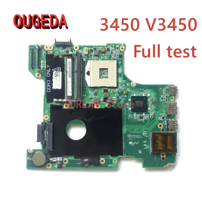 

OUGEDA DA0V02MB6E1 DA0V02MB6E0 DA0V02MB6G0 CN-0JYYRY 0JYYRY JYYRY Mainboard For Dell Vostro 3450 V3450 Laptop Motherboard HM67