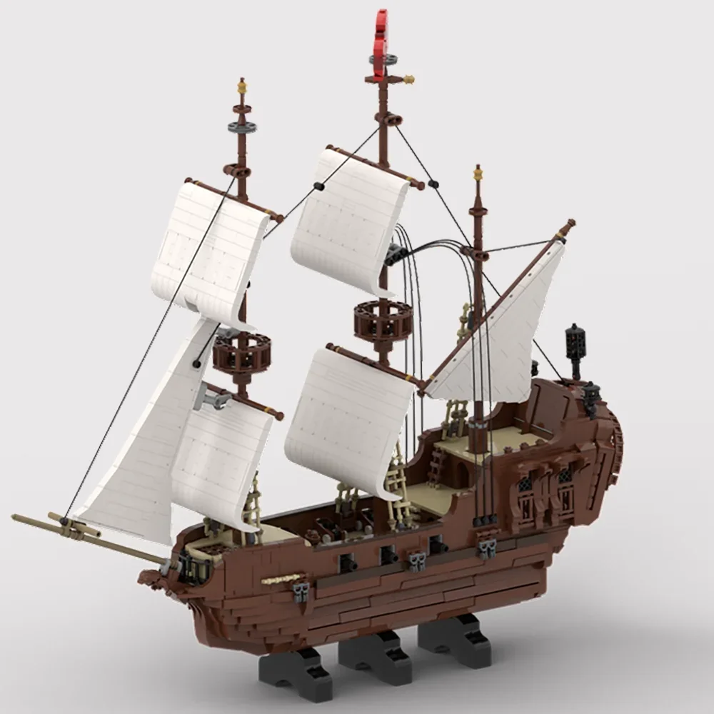 3697PCS MOC Building Blocks Pirates Flag The return of The Death of a Sailsman Technical Bricks Toys For child Holiday Gift