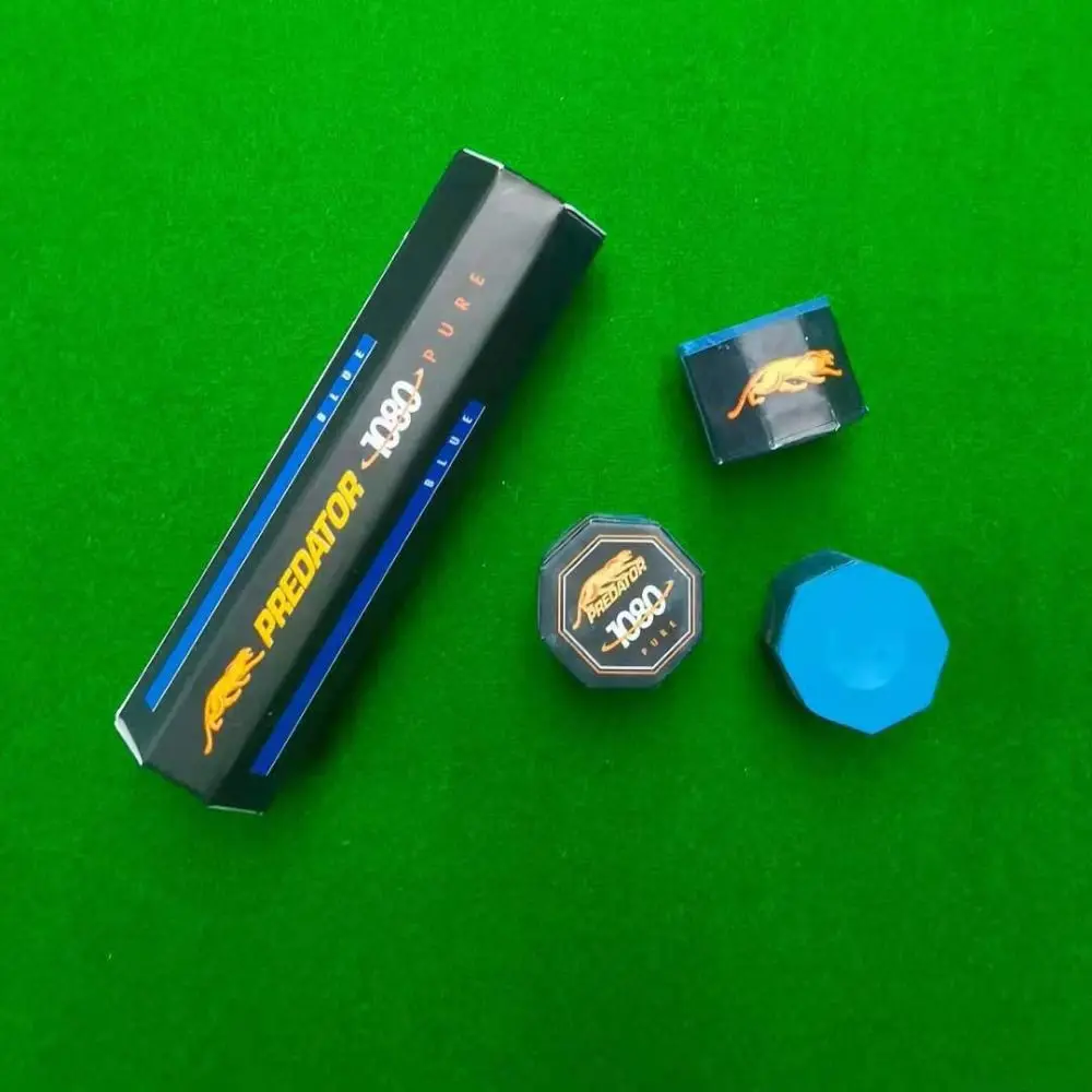 Good Friction Billiards Chalk Strong Viscosity Wear-resistant Billiards Accessories Octagon Blue Table Tennis Supplies