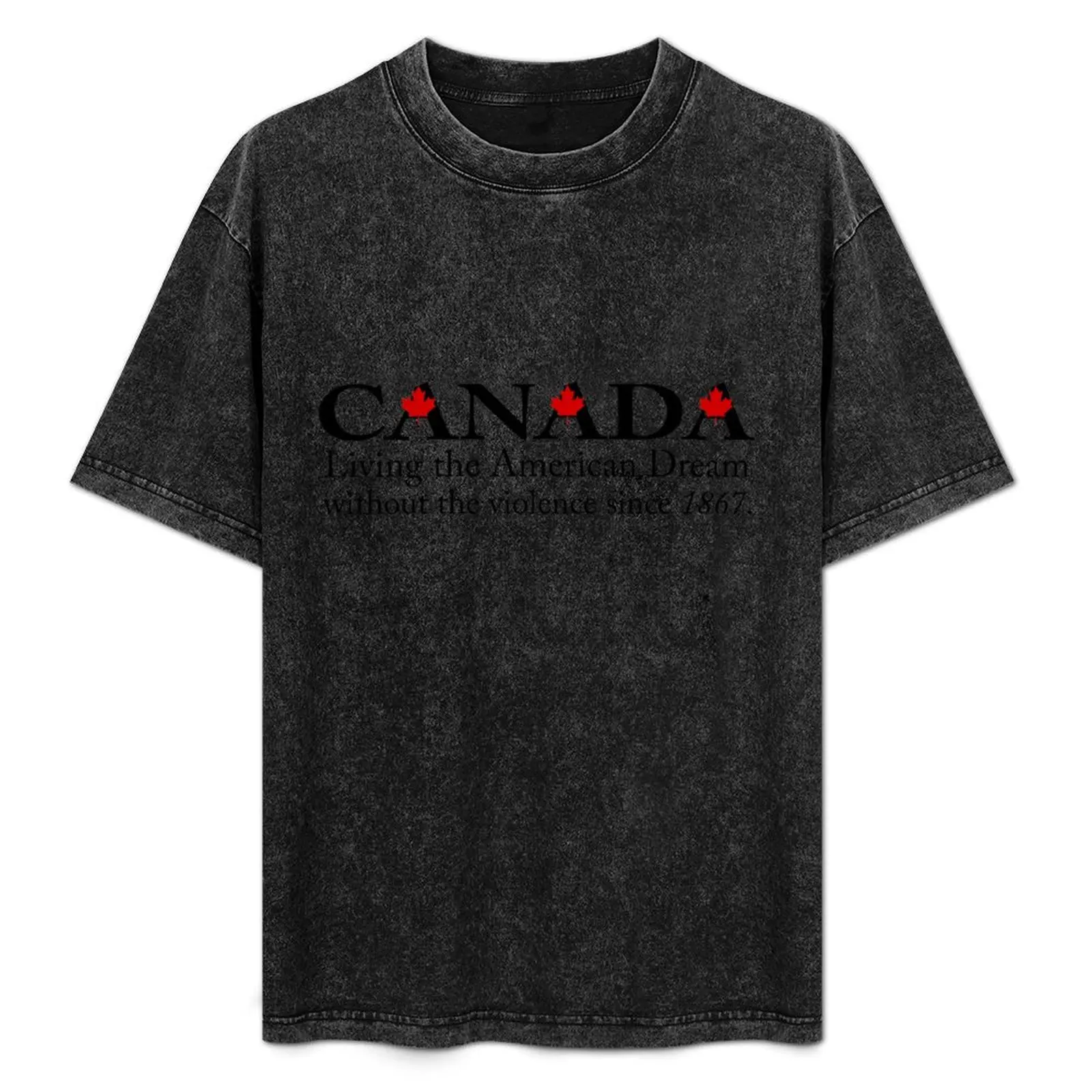 

Canada living the American Dream T-Shirt blanks cheap stuff baggy shirts fitted t shirts for men