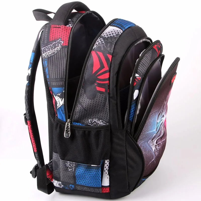 Suitable For Grades 1-9 Children Orthopedic School Backpack Boys School Bags Girls Waterproof Backpacks Kids Satchel Schoolbgs