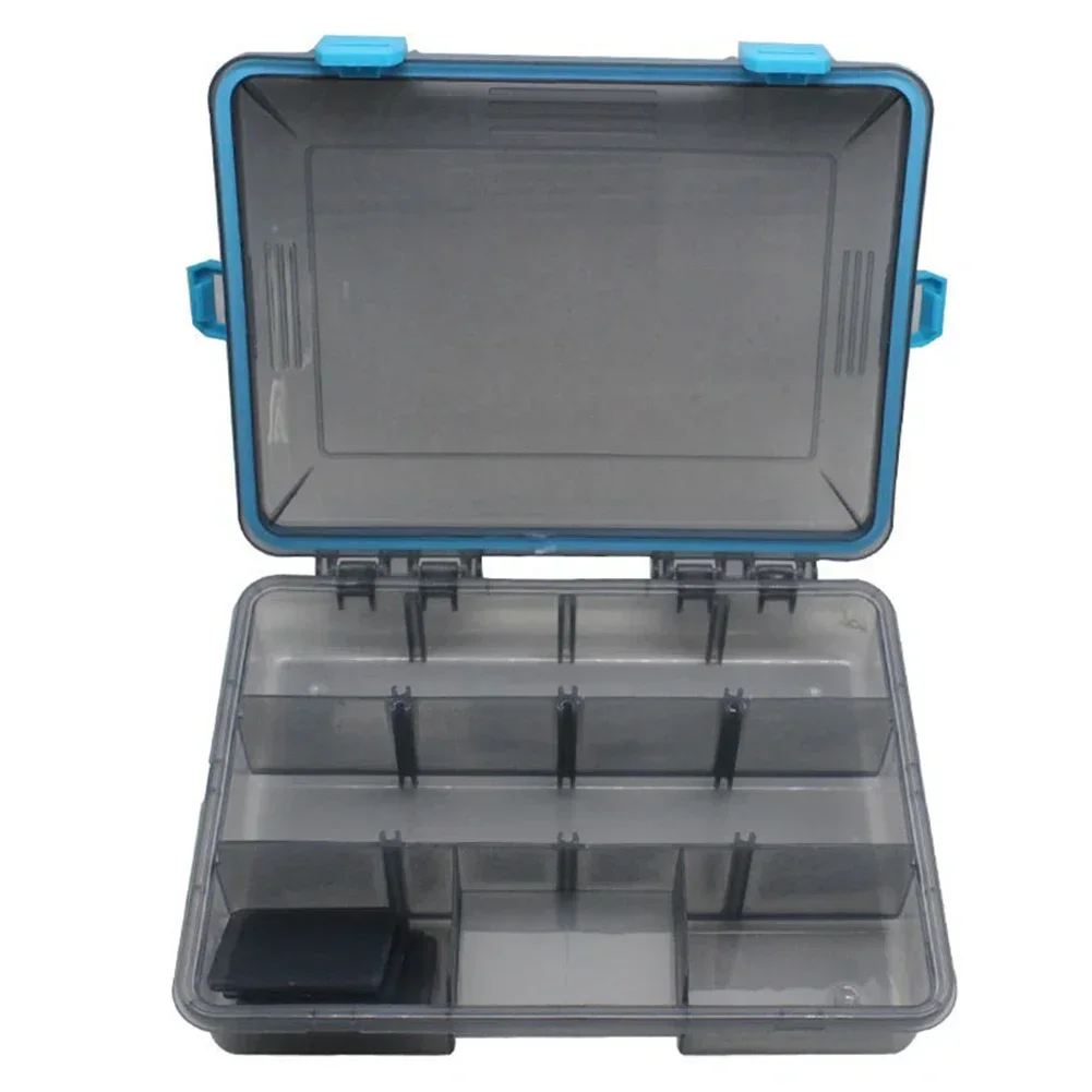 1PC Tool Parts Storage Box Portable Jewelry Tool Storage Container Waterproof Fishing Tackle Box Bait Hook Storage 23*18*5cm