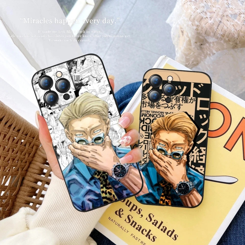 

Kento Nanami Jujutsu Kaisen Anime Phone Case FOR IPhone 17 16 Pro Max 15 14 11 12 Pro 17air 13 Plus Samsung S25 S24 Black Covers