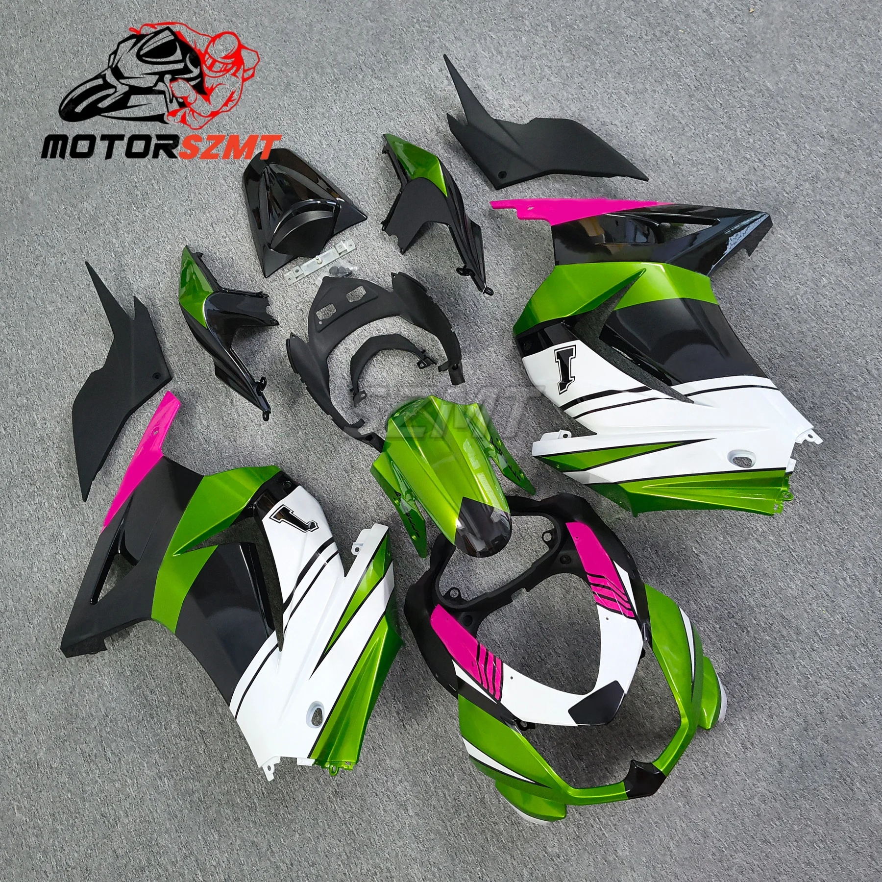 For EX250 2008-2012 NINJ250 Motorcycle ABS Plastic full Fairing Kit Motorcycle  Body Fairings