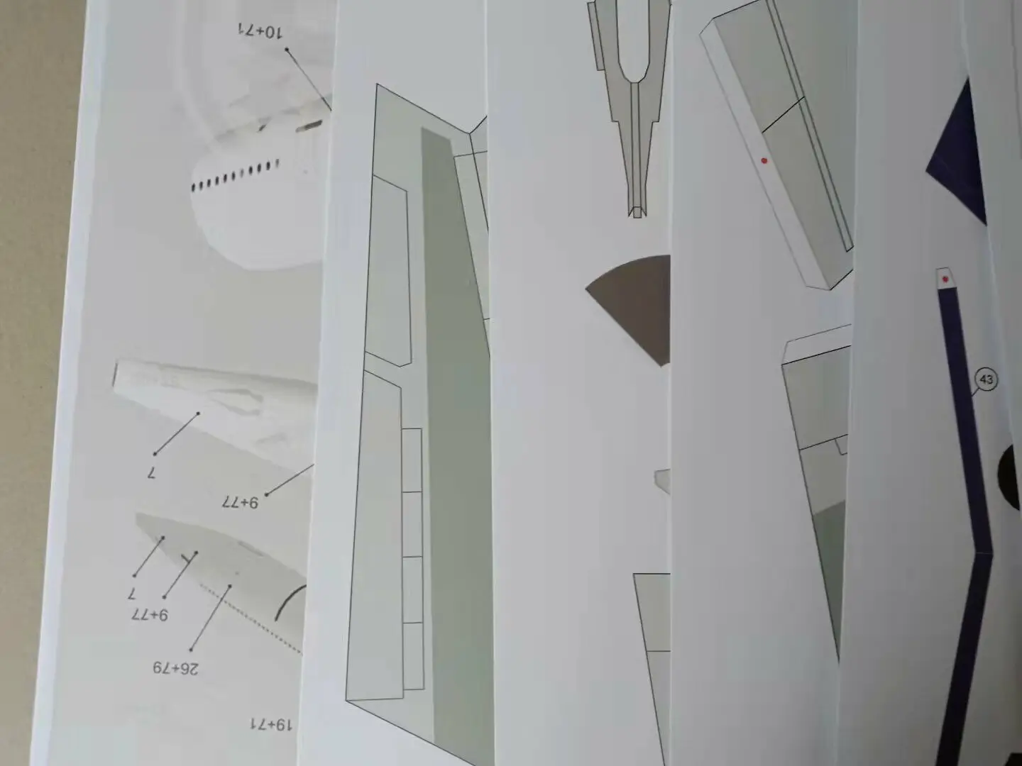 1/100 مقياس المفكك ورقة نموذج طائرة لتقوم بها بنفسك عدة Fedex MD-11 طائرة هوائية ثلاثية الأبعاد نماذج ورقية طائرات البضائع الحلي المفككة