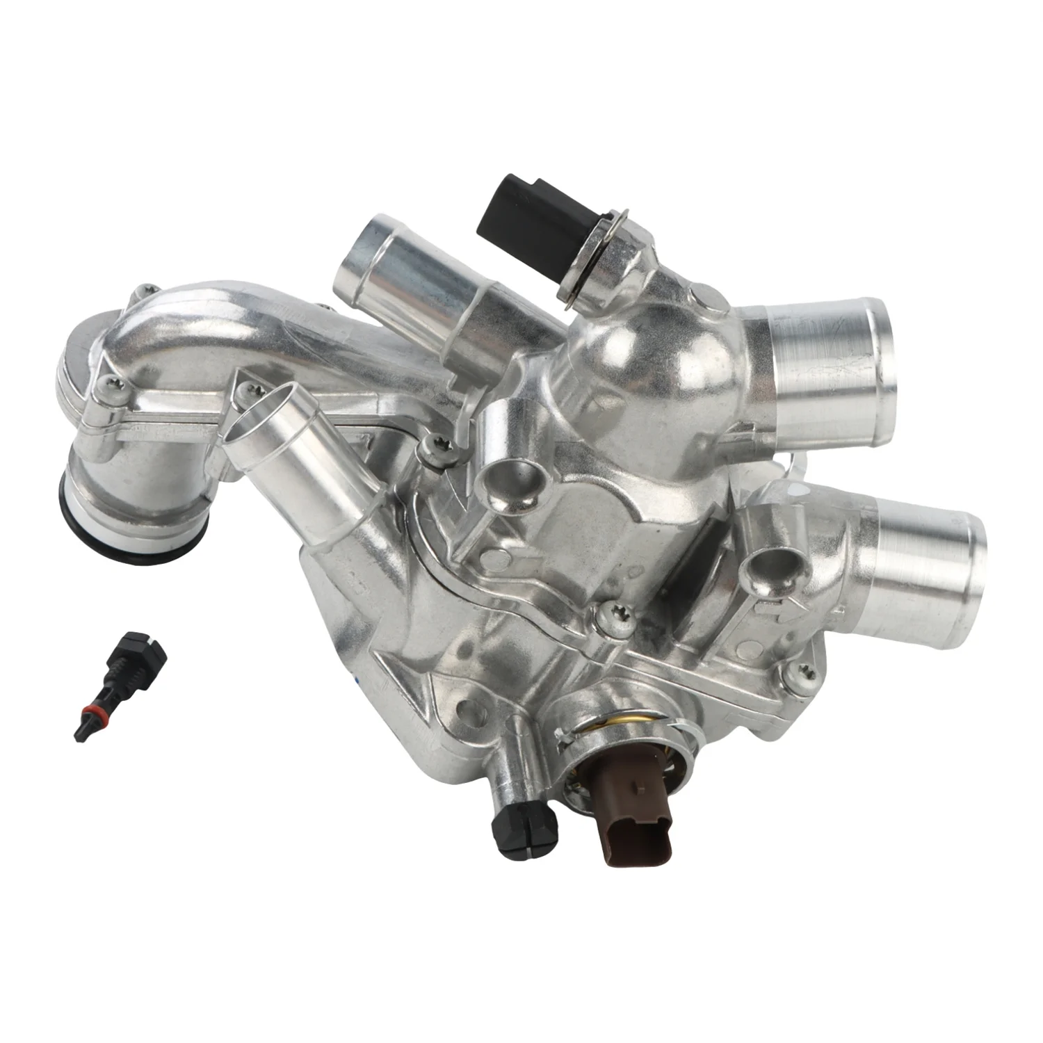 1 ชิ้นอลูมิเนียมเทอร์โมสตัทชุด 11537534521 สำหรับมินิคูเปอร์คันทรีแมน 1.6L มินิคูเปอร์พีซแมน 1.6L เครื่องยนต์เทอร์โมสตัท