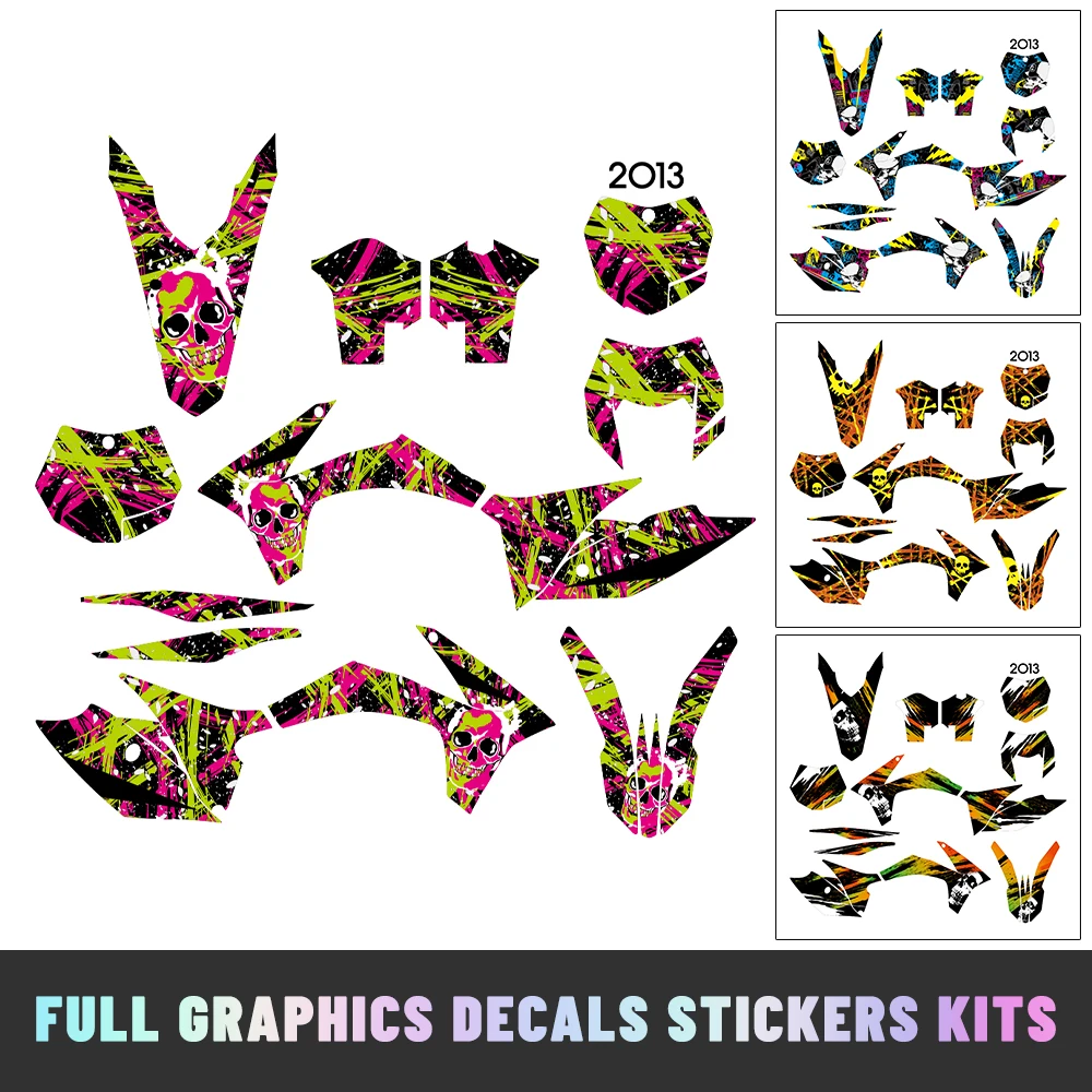 

Для KTM 125 200 250 300 450 500 EXC EXCF 2012 2013 SX SXF 2011-2012 графические наклейки наклейки