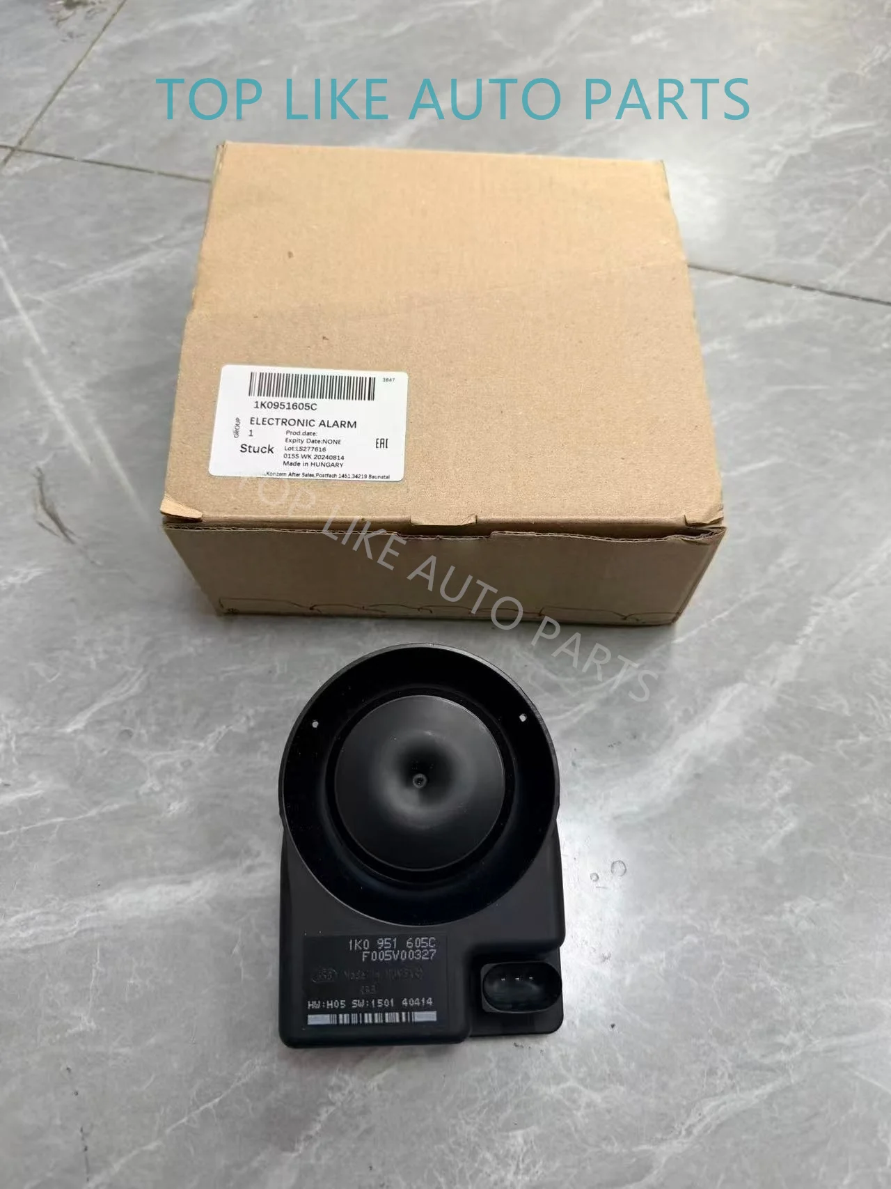 1PC NEW OEM 1K0951605C Car Security Anti-theft Alarm Horn for VW Golf Passat Tiguan Touran Audi A3 A4 A5 A6 Q5 Q7 Skoda Seat