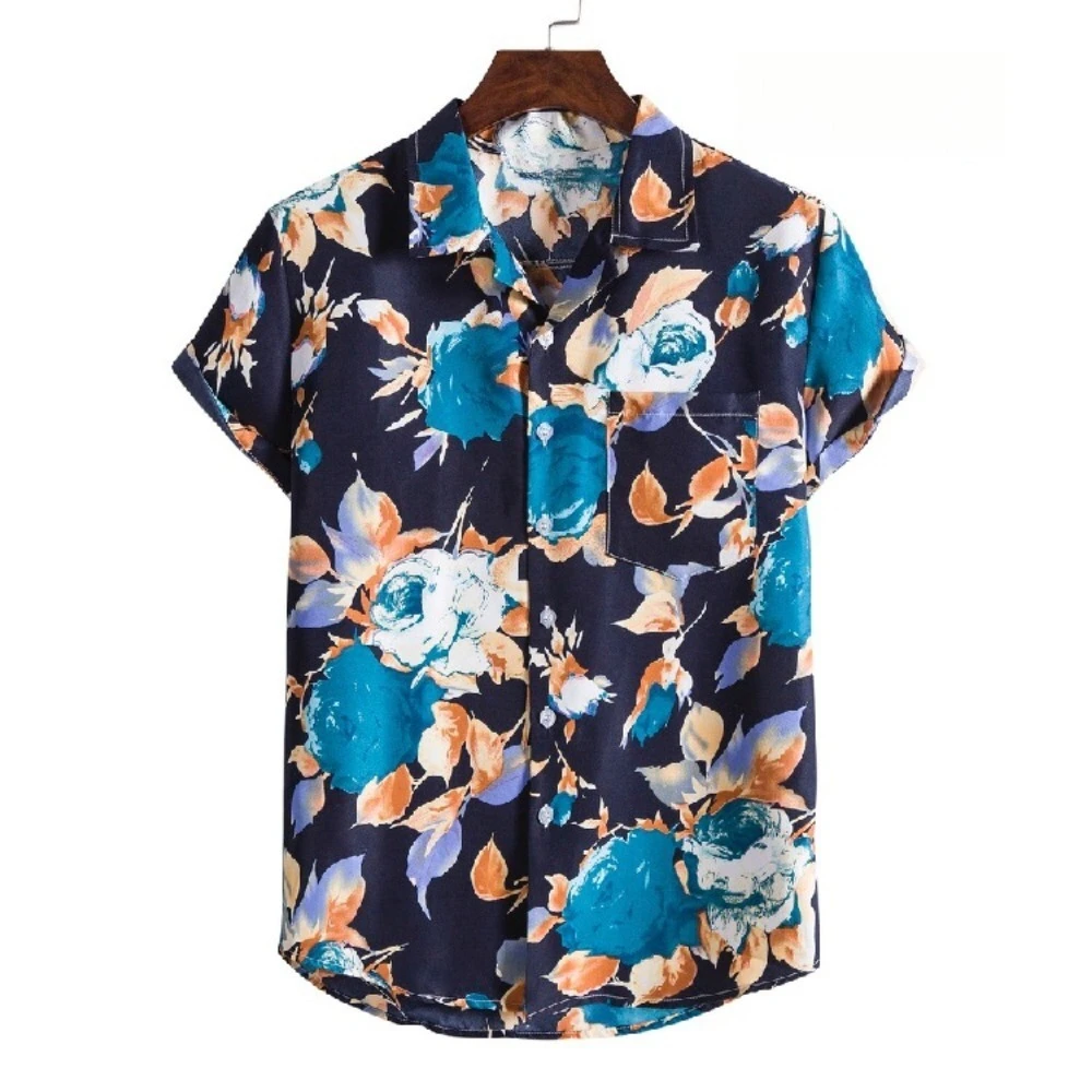 2026 Summer Comfortable Minimalist Refreshing Vacation Men's Quick Drying Short Sleeved Shirt