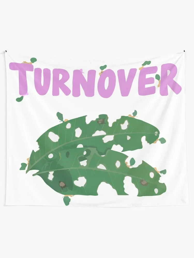 Turnover - Leaf logo Tapestry Aesthetic Home Decor Room Decoration Accessories On The Wall Home Decoration Accessories Tapestry