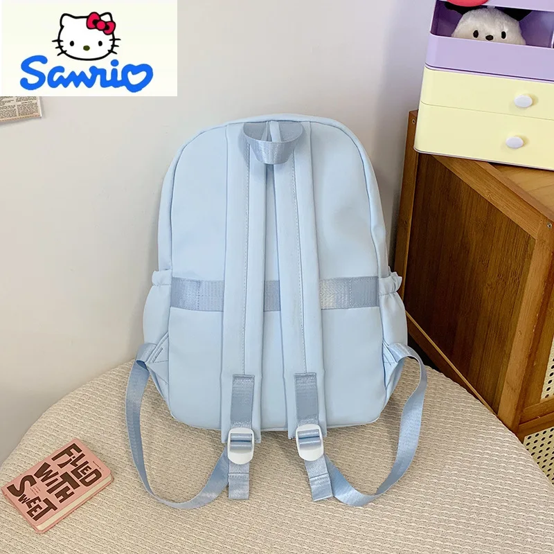 Sanrio Cartoon Hello Kitty Casual Sweet Campus Style Backpack Student Large Capacity Lightweight and Load Reducing Backpack