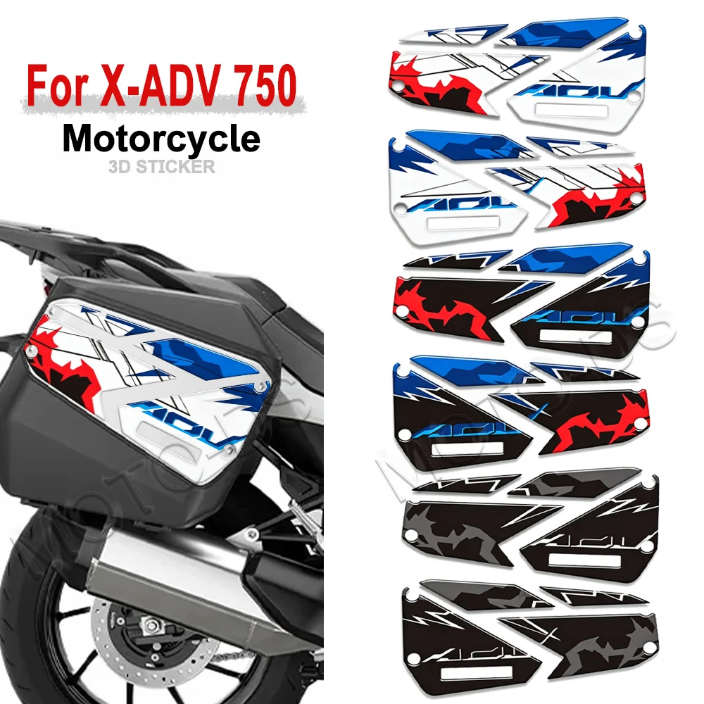 For X-ADV XADV X ADV 750 Luggage Protective Stickers Motorcycle Accessories XADV750 3D Gel Stickers