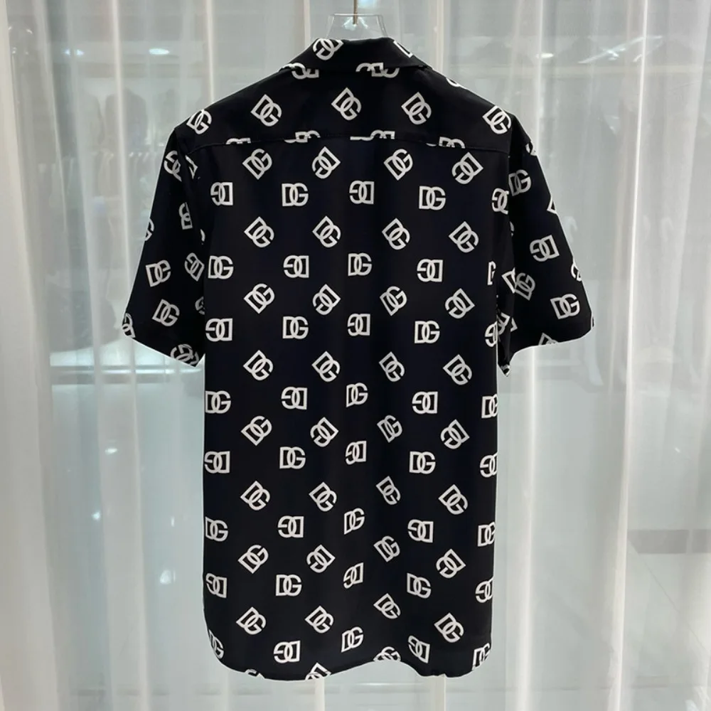 2024 Spring New Fashion Youth Popular Digital Printing Men\'s Short Sleeved Shirts