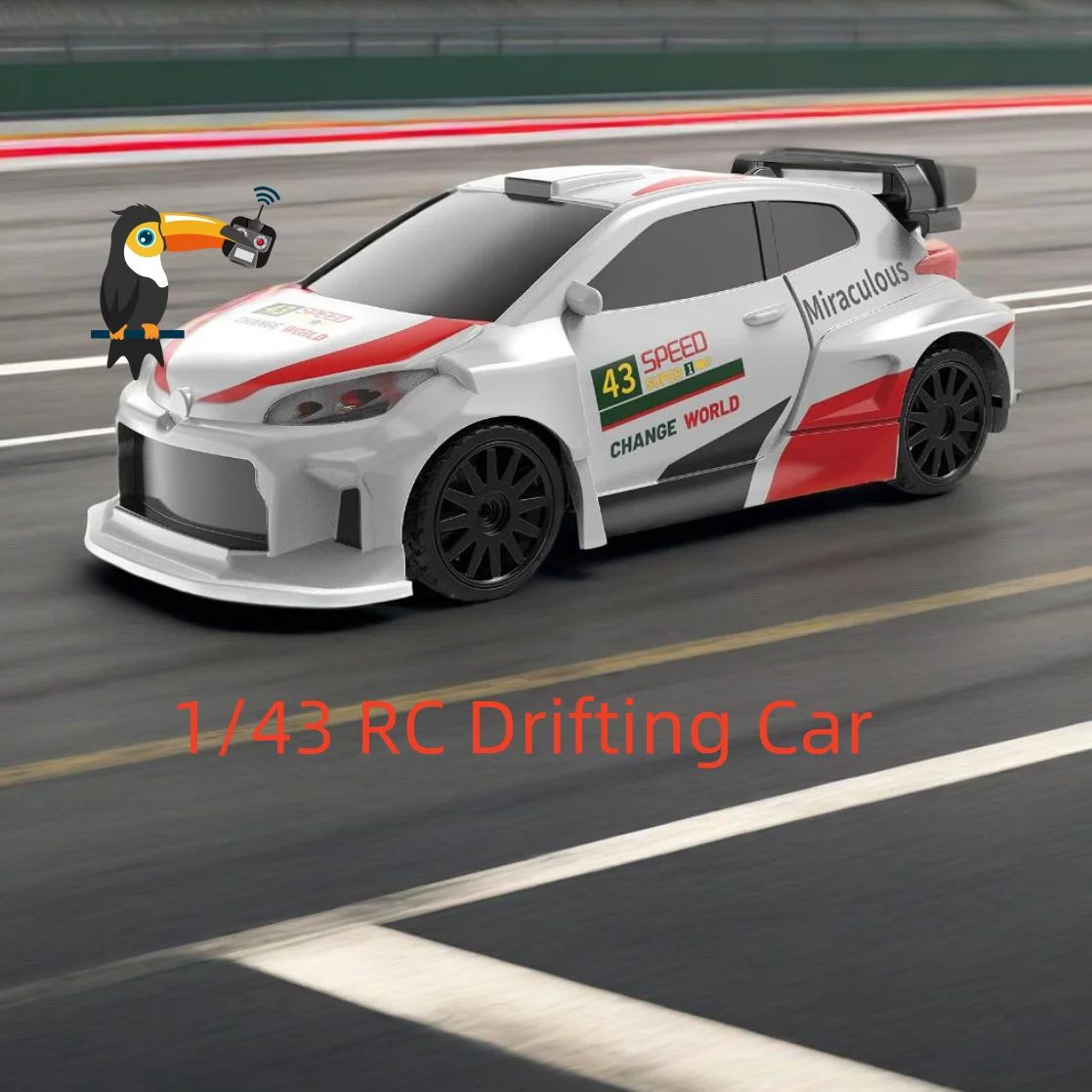 

Toys 1/43 4WD 2.4g RTR Mini RC Speed Car Four-wheel Drive Radio Control Racing Drifting Car Remoted High Speed Model for Boy
