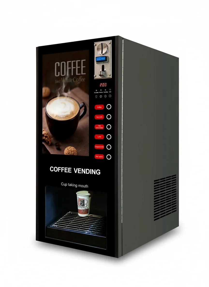 

Automatic Coffee Machine, ABS Commercial Espresso Maker with Touch Screen, 320x580x700mm/12.6x22.8x27.6in, Electric Brew System