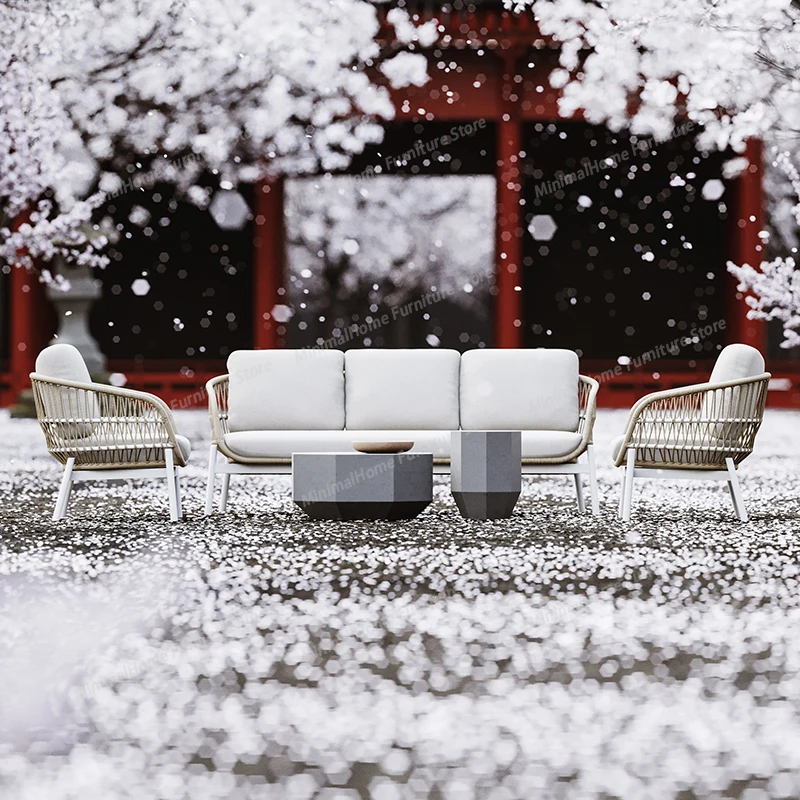 

Nordic Villa Garden Chairs Rattan Living Room Relax Personality Garden Chairs Accent Design Party Outdoor Furniture Sillas Lshyy