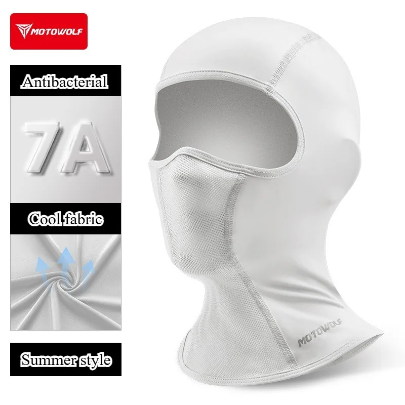 

Быстросохнущая дышащая маска для лица для лета, ледяной шелк, антибактериальная сетчатая ткань, дезодорант, моющаяся Балаклава