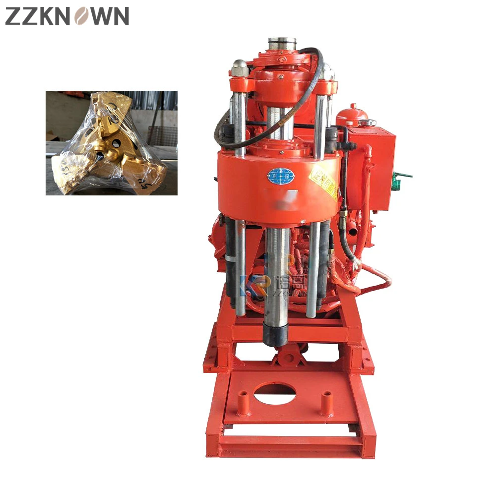 Crawler Hydraulic Soil Drill Rig Machine Drilling Wells Core Borehole Drilling Machine For Sale Diamond Core