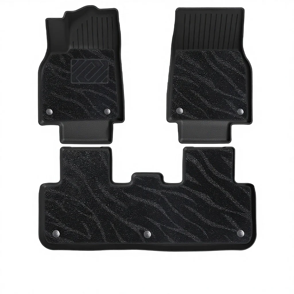 

Luxury Waterproof TPE and Leather Car Floor Mats for Model 3 Y X