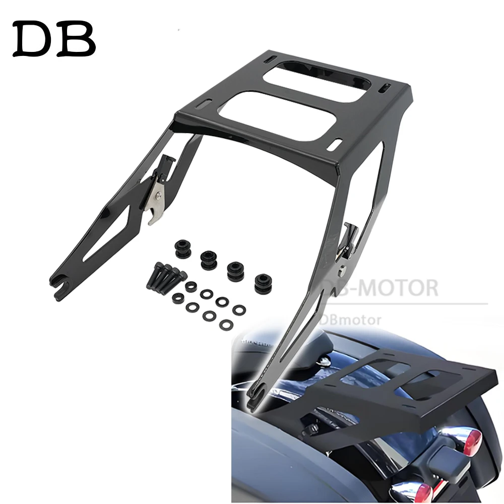 

Motorcycle Two Up Mount Rack Luggage Rack Fit For Harley Softail Sport Glide FLSB 2018-2023 2018 2019 2020 2021 2022 2023