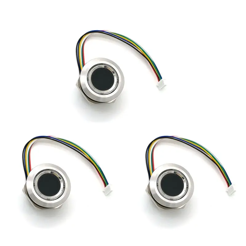 abzz-3x-r503-circular-round-rgb-ring-indicator-led-control-dc33v-mx10-6pin-capacitive-fingerprint-module-sensor-15mm