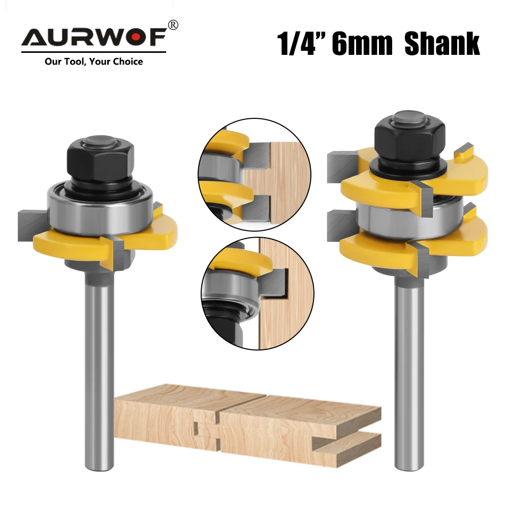 AURWOF 2pcs 6mm 1/4