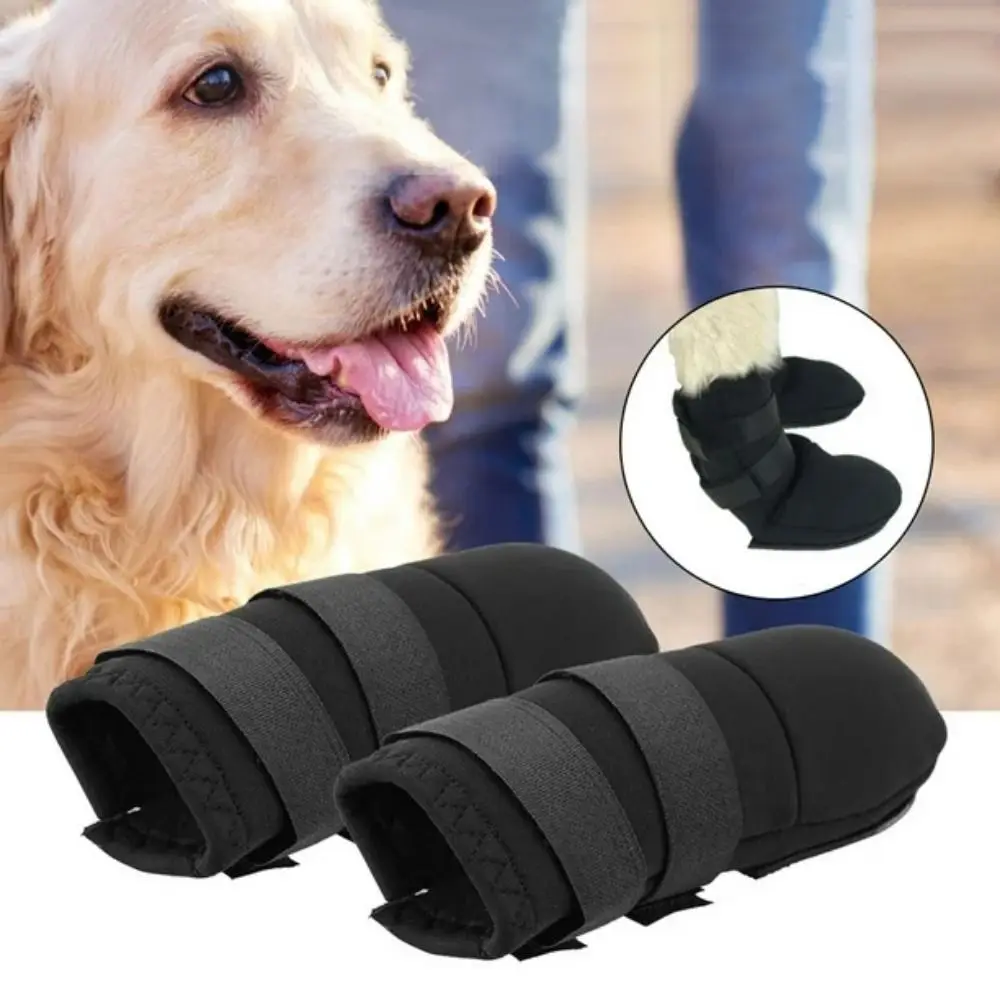 

2pcs/set Pet Boots Adjustable Dog Paw Protector Soft Breathable Dog Anti-slip Shoes Anti Scratch Pet Socks Shoes for Dogs Puppy