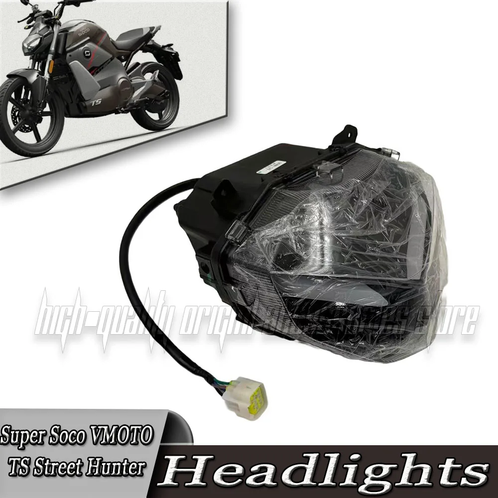 For Super Soco VMOTO TS Street Hunter TsStreet Headlight Housing Headlight Cover Headlight Assembly Rear Turn Signals