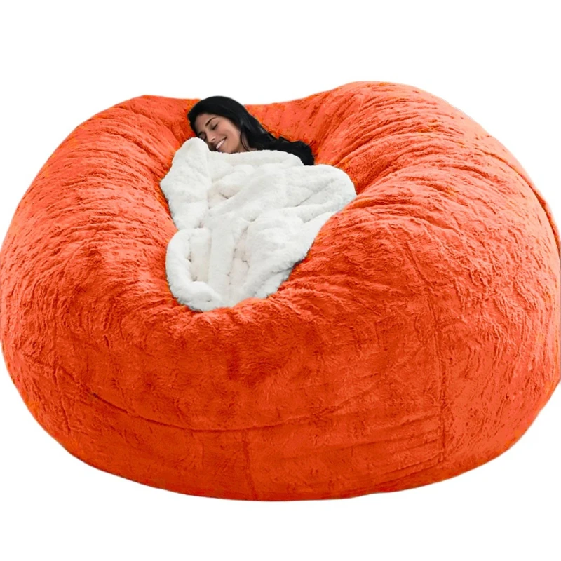 Lazy sofa cover, sponge bag, bean bag, bedroom, household tatami, sleepable