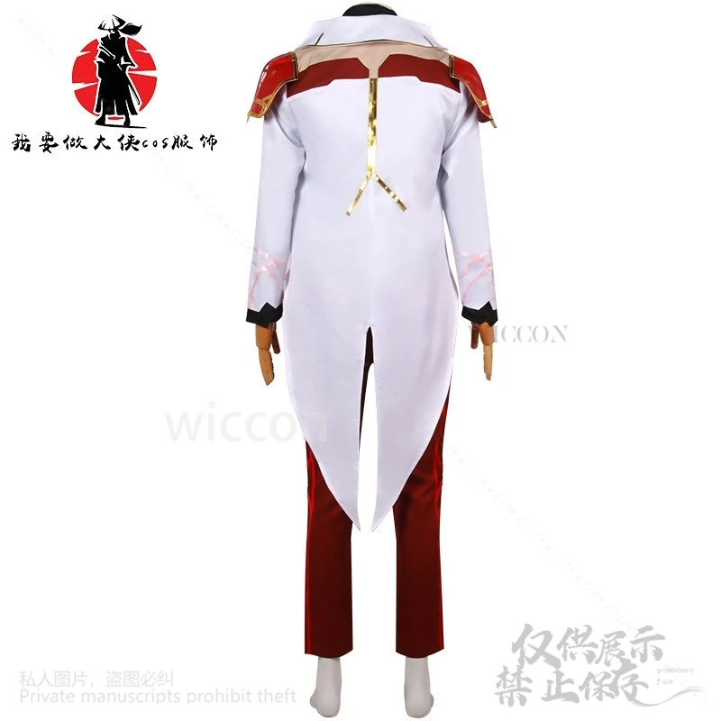 Jayce Cosplay Anime Game Lol Arcane Uniform Coat Suit Wig For Woman Man Halloween Christmas Party Cos Roleplay Arcane Customized