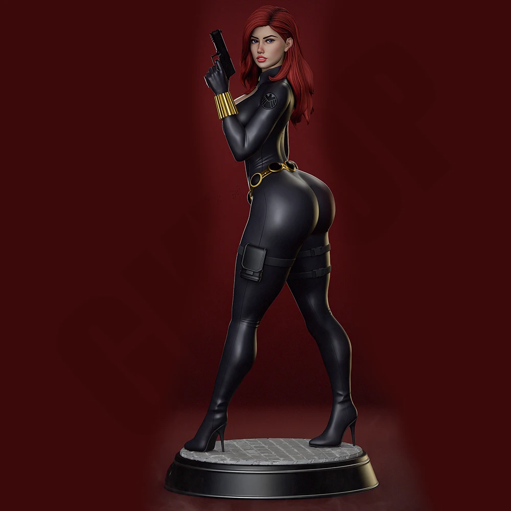 

NSFW Widow Sexy Lady 1/24 Scale Resin Figure Model Kit Diorama Unassembled Unpainted Doll 3D Printing DIY Statue Crafts Toy