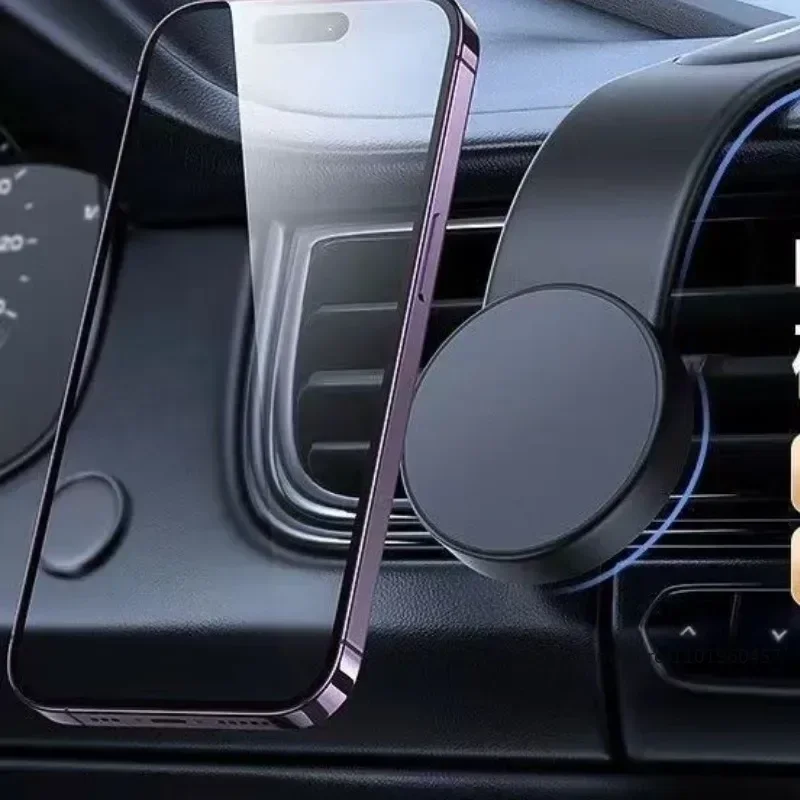 Magnetic Car Phone Holder Strong Magnet Foldable Navigation Compatible Mobile Cell Phone Stand