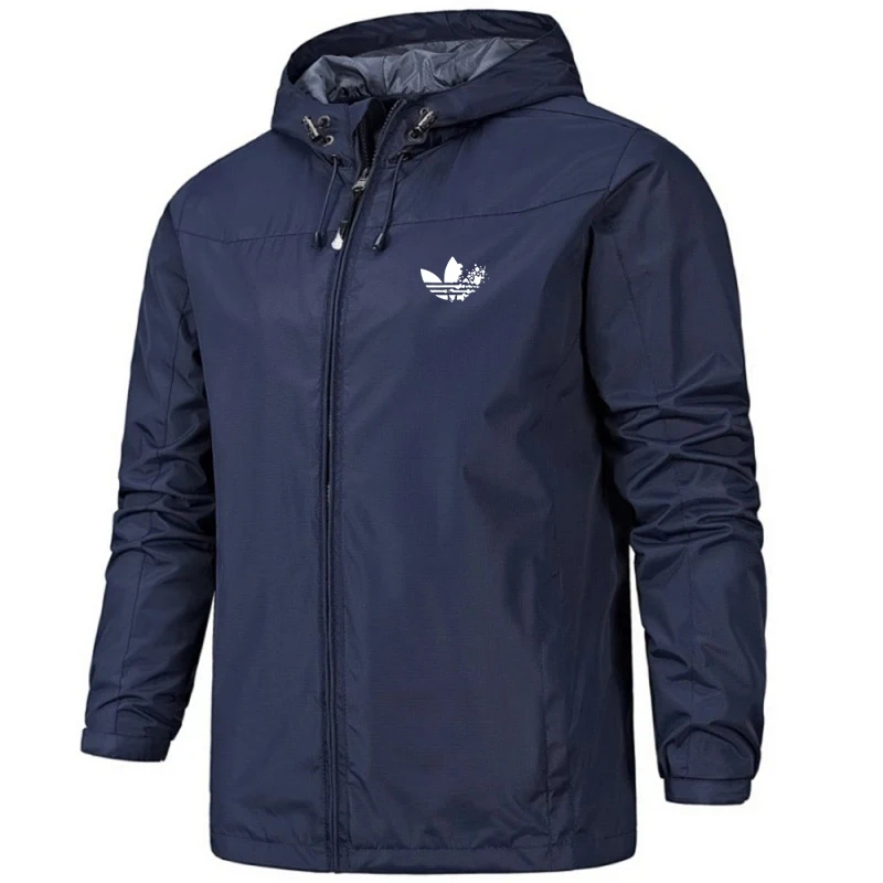 

Outdoor Jacket Windproof Waterproof Breathable Thin Jackets Windbreaker Cycling Mountaineering Clothes Custom Logo Print