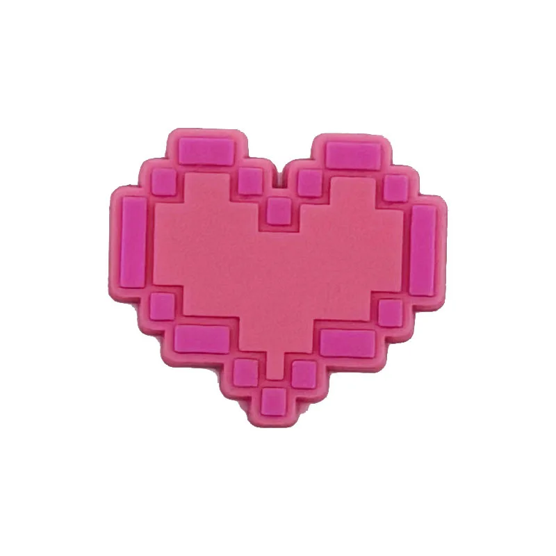 Hot Sales 34Pcs Pink Shoe Charms for Crocs Accessories Pin Shoe Wristband Croc Decorations Buckle Girls Women Party Gifts