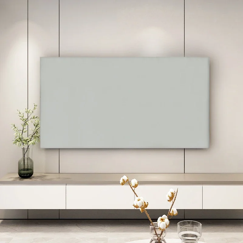 Funda Protectora para TV LCD, Cubierta Antipolvo de Color Sólido, Funda Decorativa Elástica para Televisor, Universal para TV de 32/42/46/55/69/76/85 Pulgadas