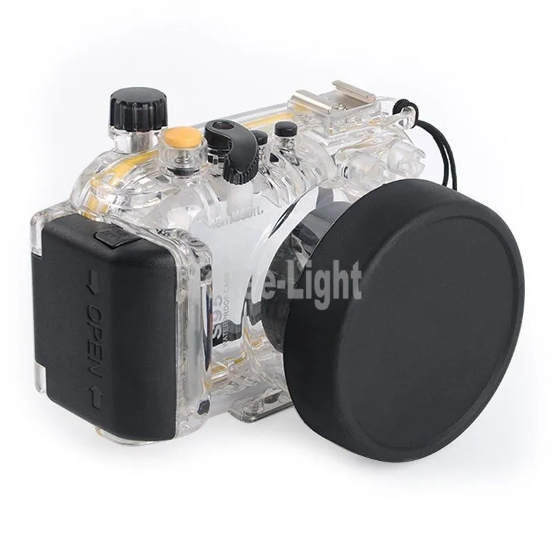 Dropshipping Meikon 40 meters 130ft Underwater Waterproof Housing Diving Camera Case for Canon Camera