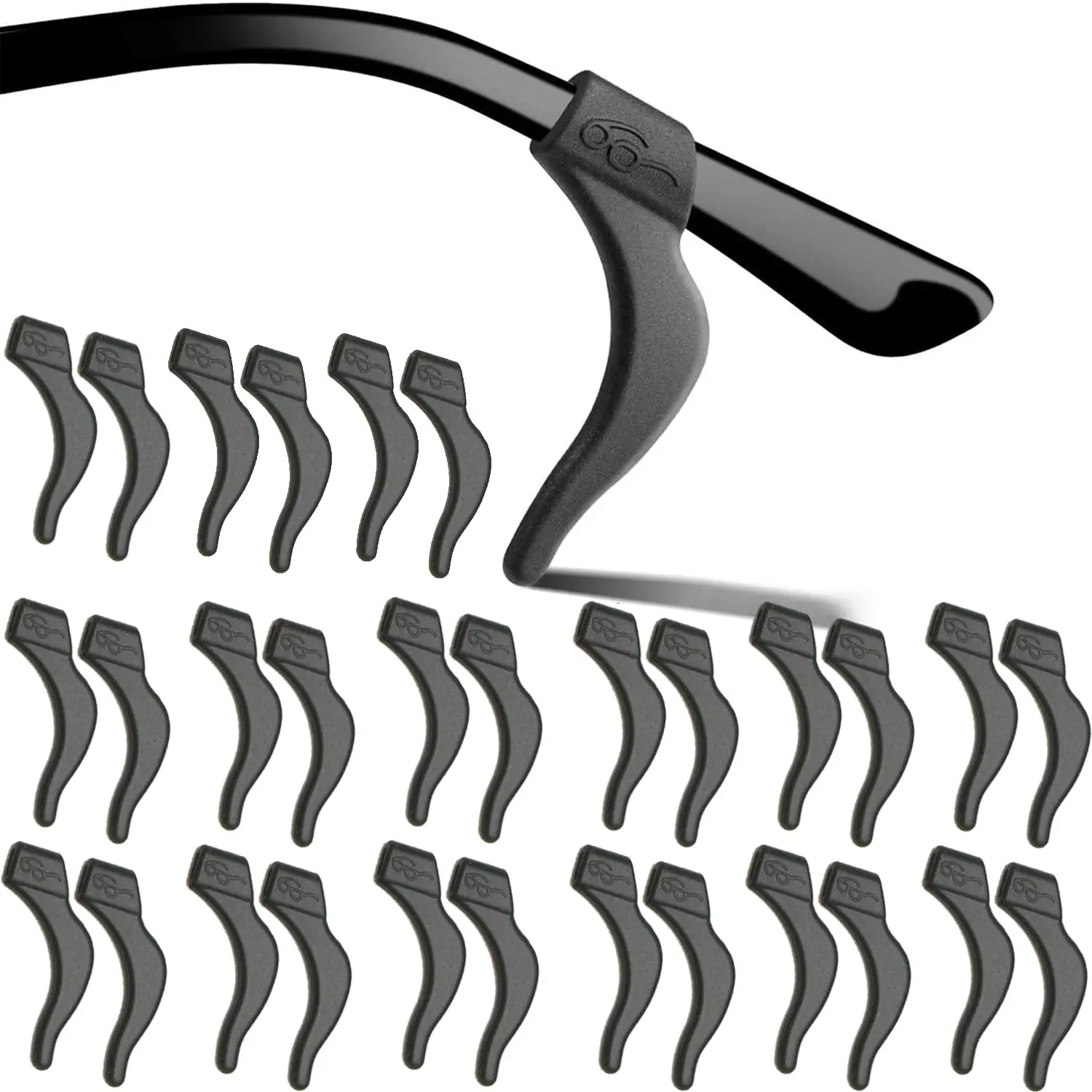 10/20 Pieces of anti Slip Silicone Ear Clip Glasses, Eyeglass Frames, Foot Ear Hooks, Stopper Brackets, Fastener Accessories, and Temple Accessories