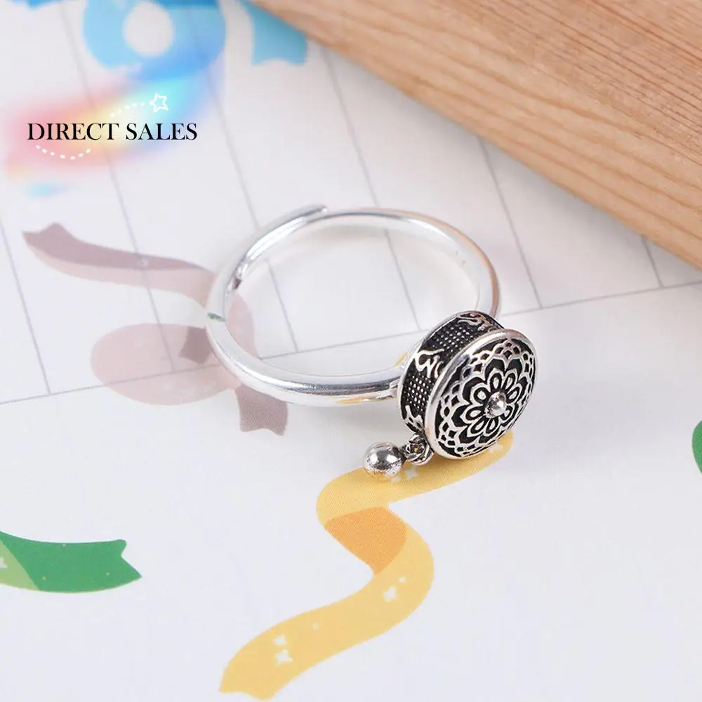 

Vintage Transfer ring Jewelry Gift Faith Hua Tai Sui Ethnic Style Ring Korean Style Ring Amulet Opening Ring Female Rings