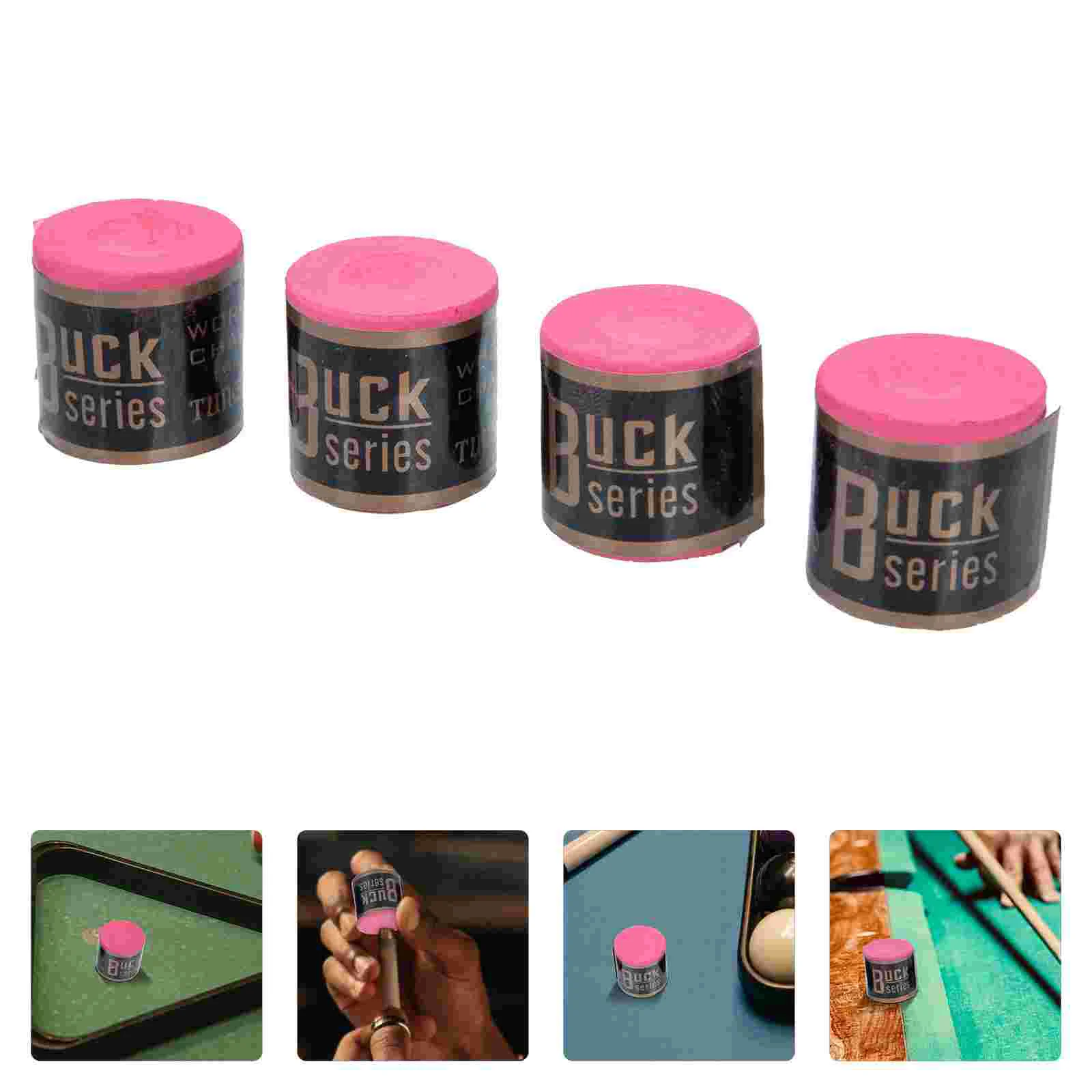 4 Stück Billard kugel Pulver profession elle Queue Kreide Billard Stick Kreide Pool Stange Reibungs werkzeug liefert Mehrzweck