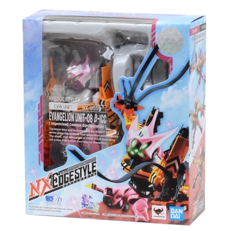 Bandai Neon Genesis Evangelion Figure Unit 08 Impromptu Combat Configuration Genuine Action Toy Figure Toys for Children